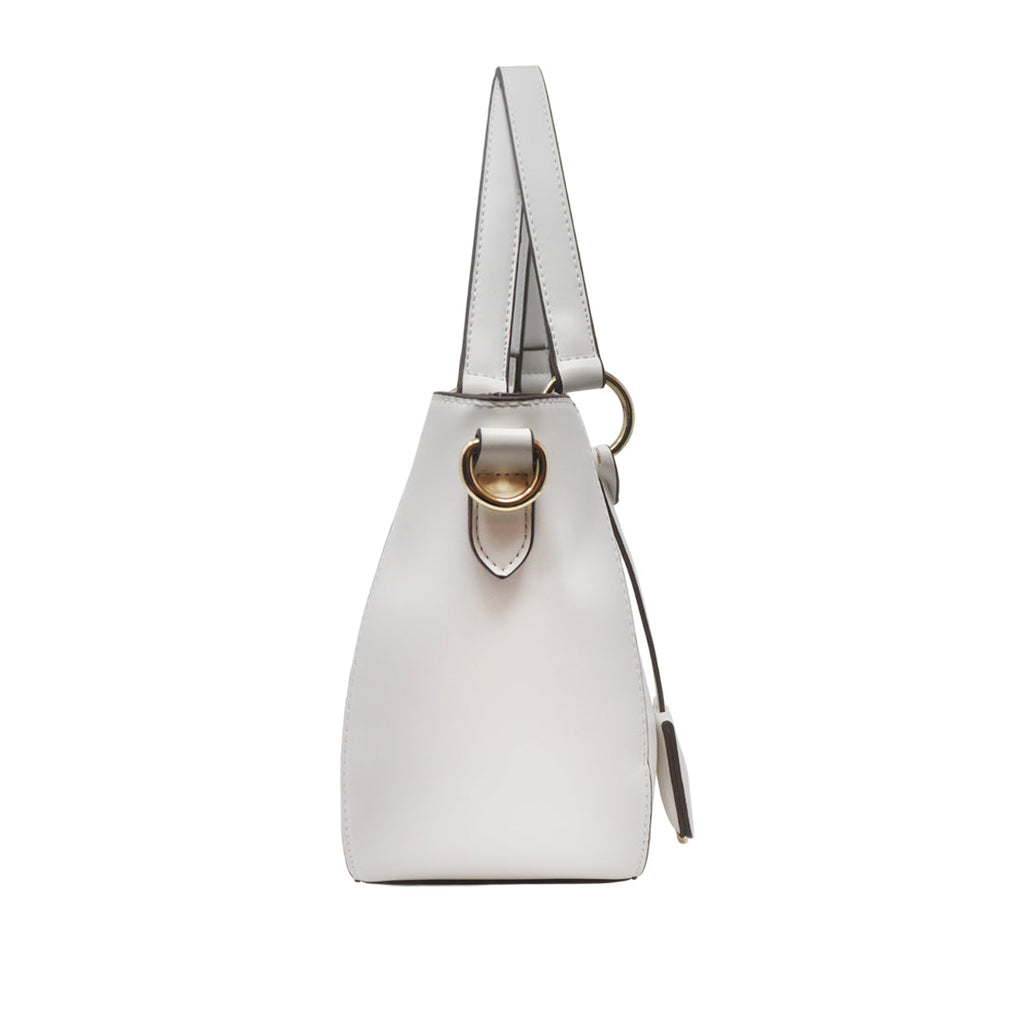 Cartera satchel Cindy blanco