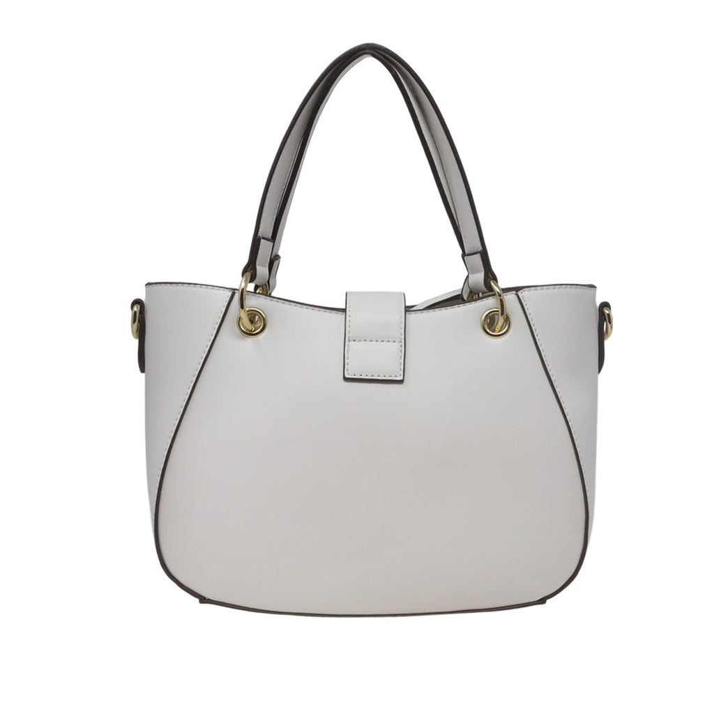 Cartera satchel Cindy blanco
