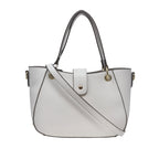 Cartera satchel Cindy blanco