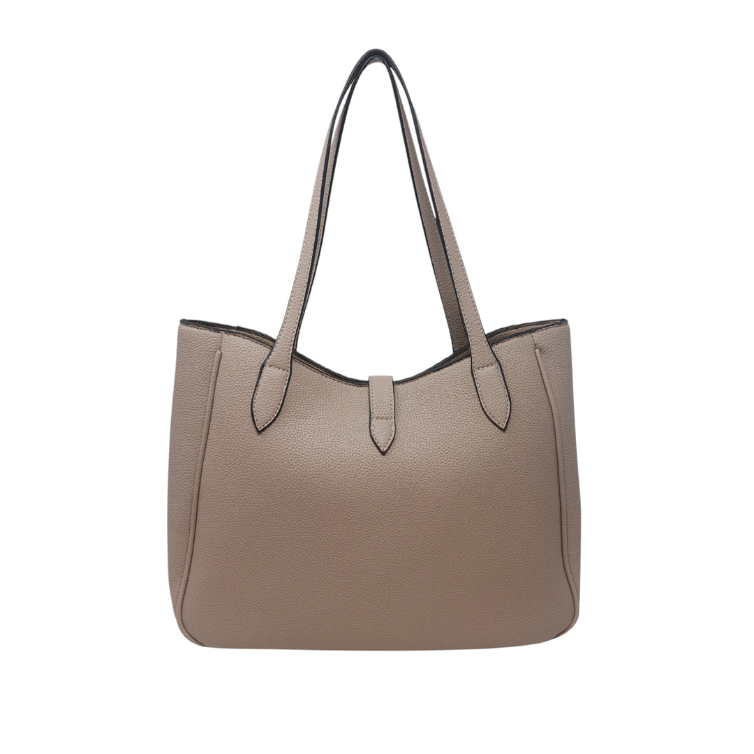 Cartera tote Delia taupe