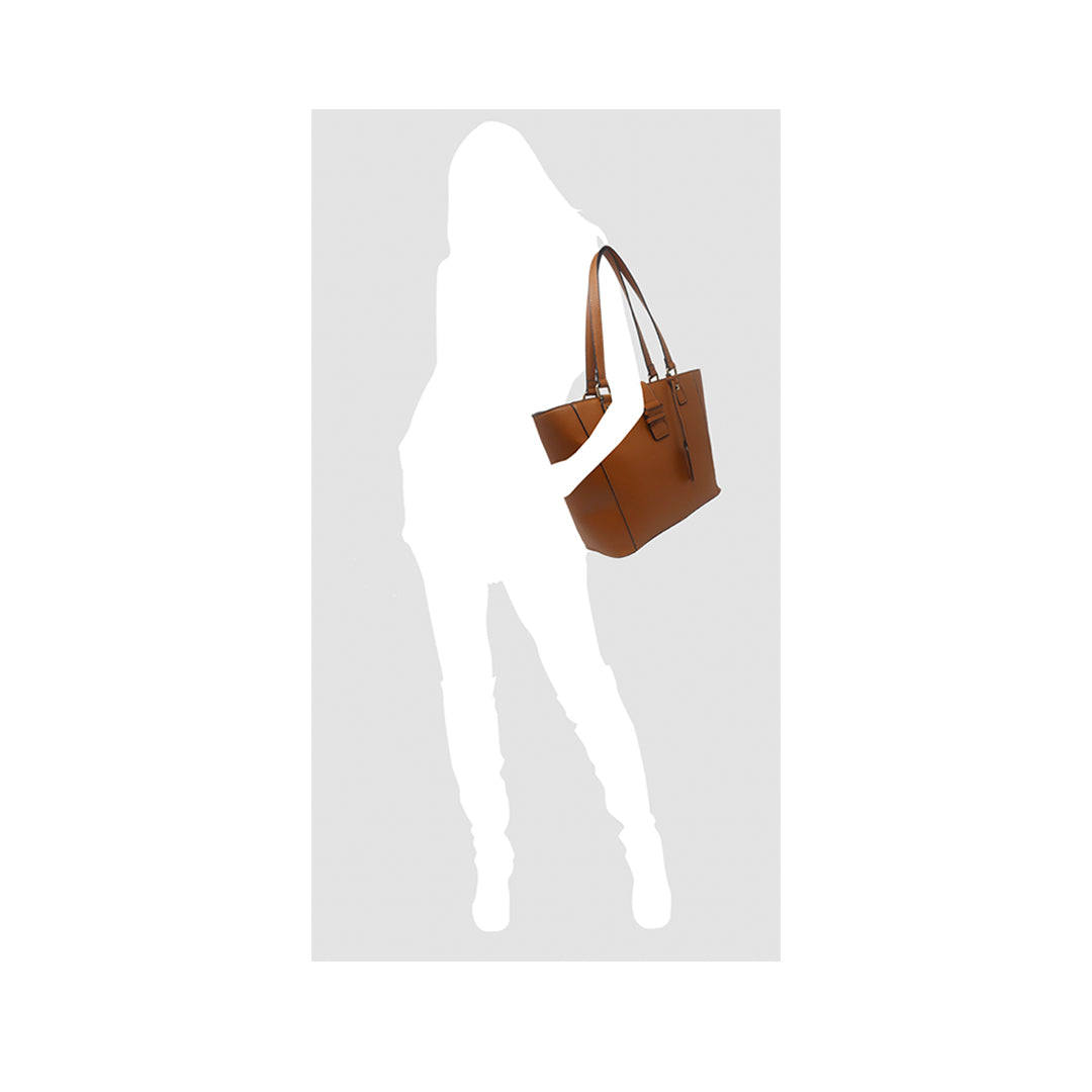 Cartera tote Mindy cafe