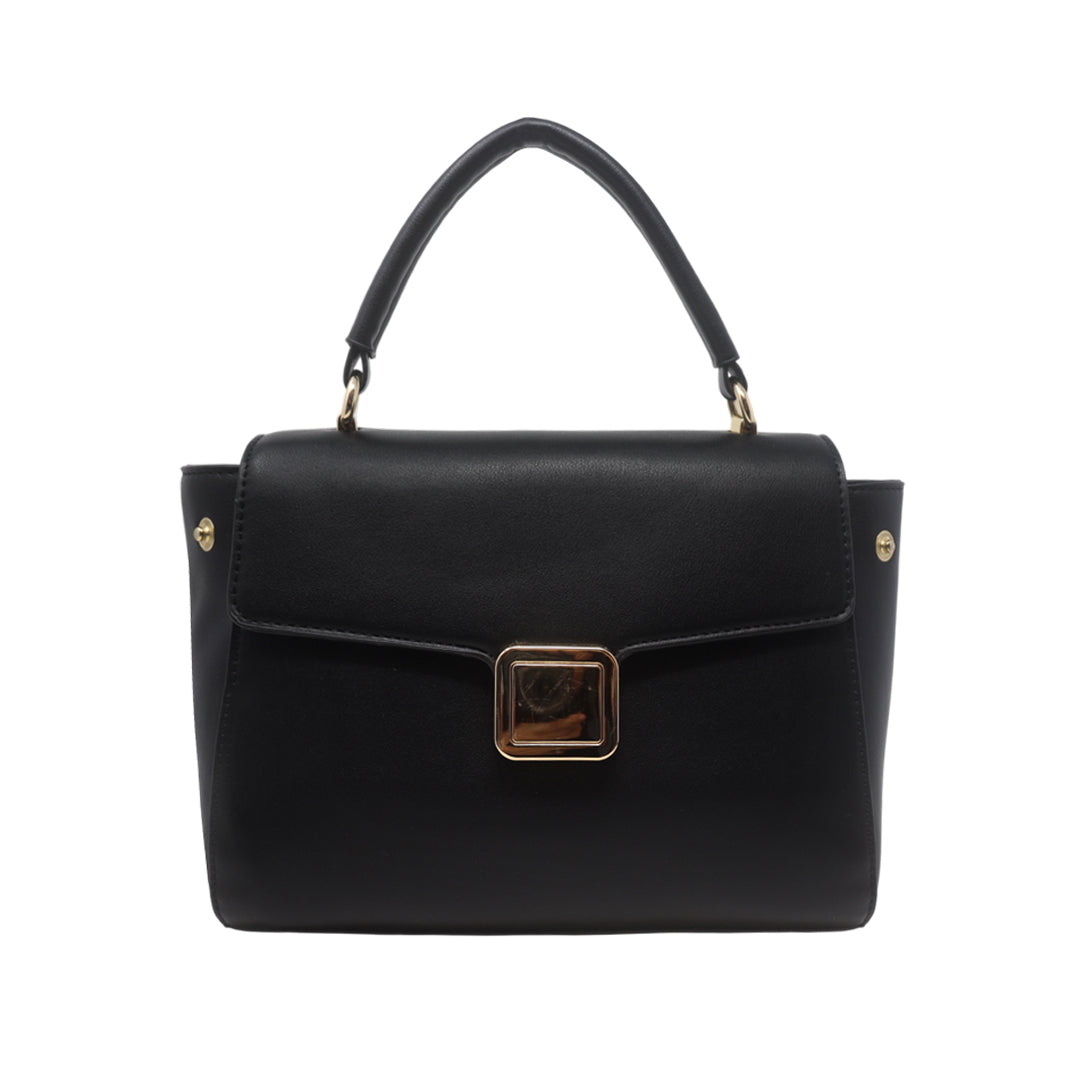 Cartera satchel Silvana negro