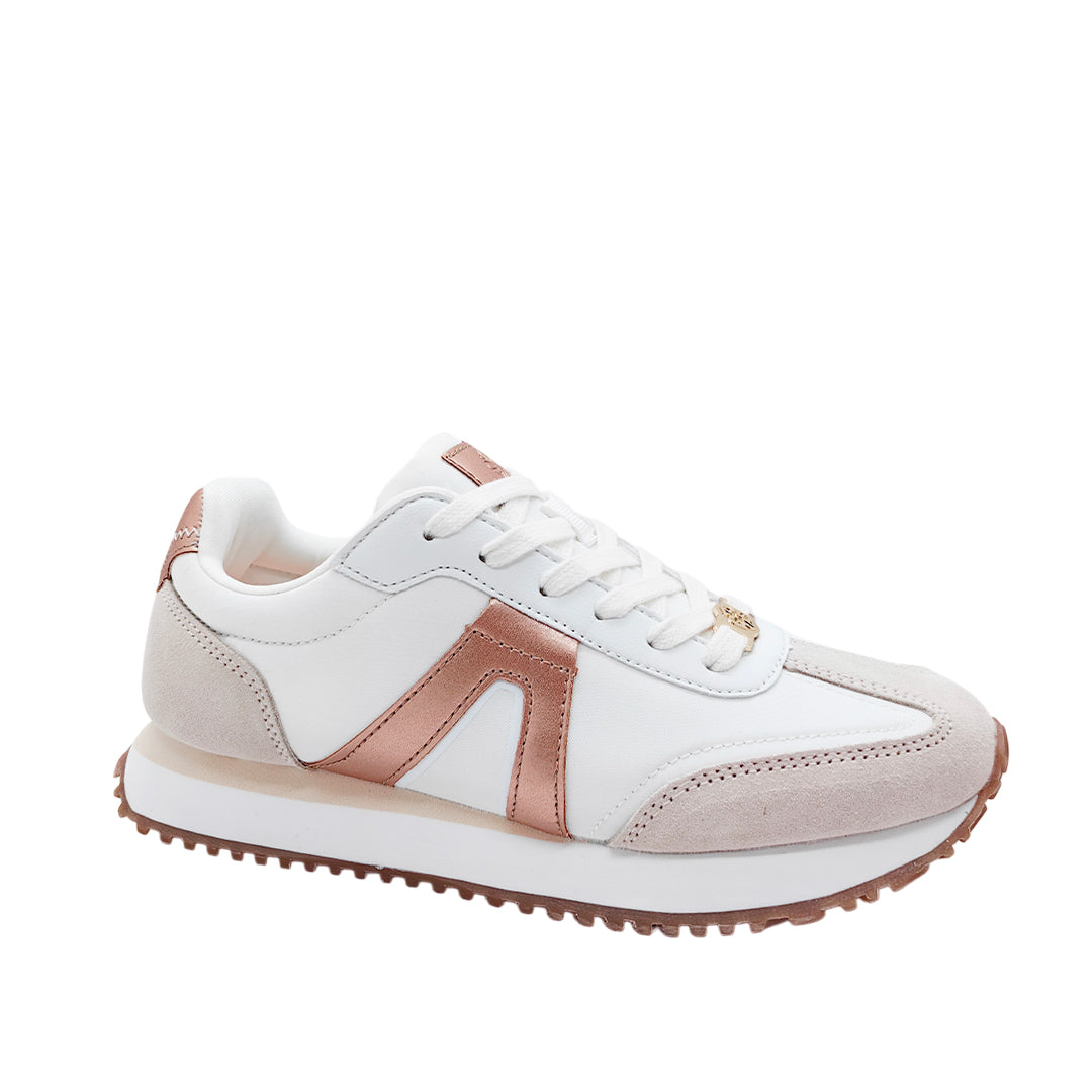 Sneakers Althea para mujer color blanco y rosado