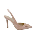 Tacones slingback Atlas para mujer color nude