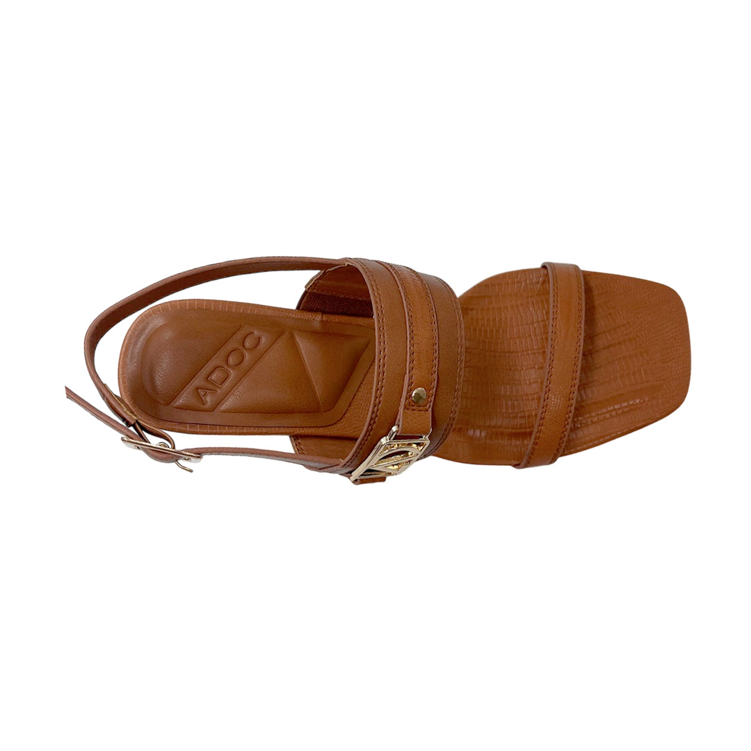 Sandalias de tacón Felicity para mujer color tan