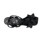 Sandalias de tacón Fiore para mujer color negro