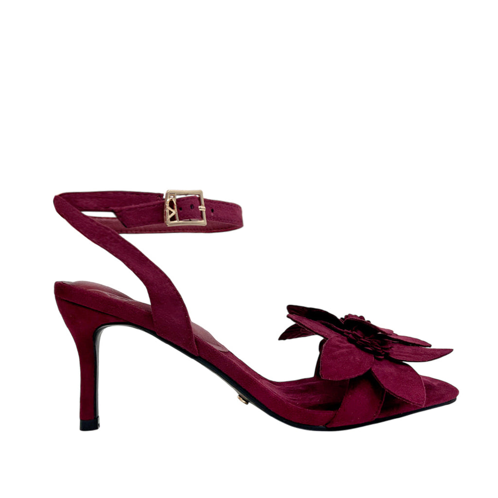 Sandalias de tacón Fiore para mujer color fucsia