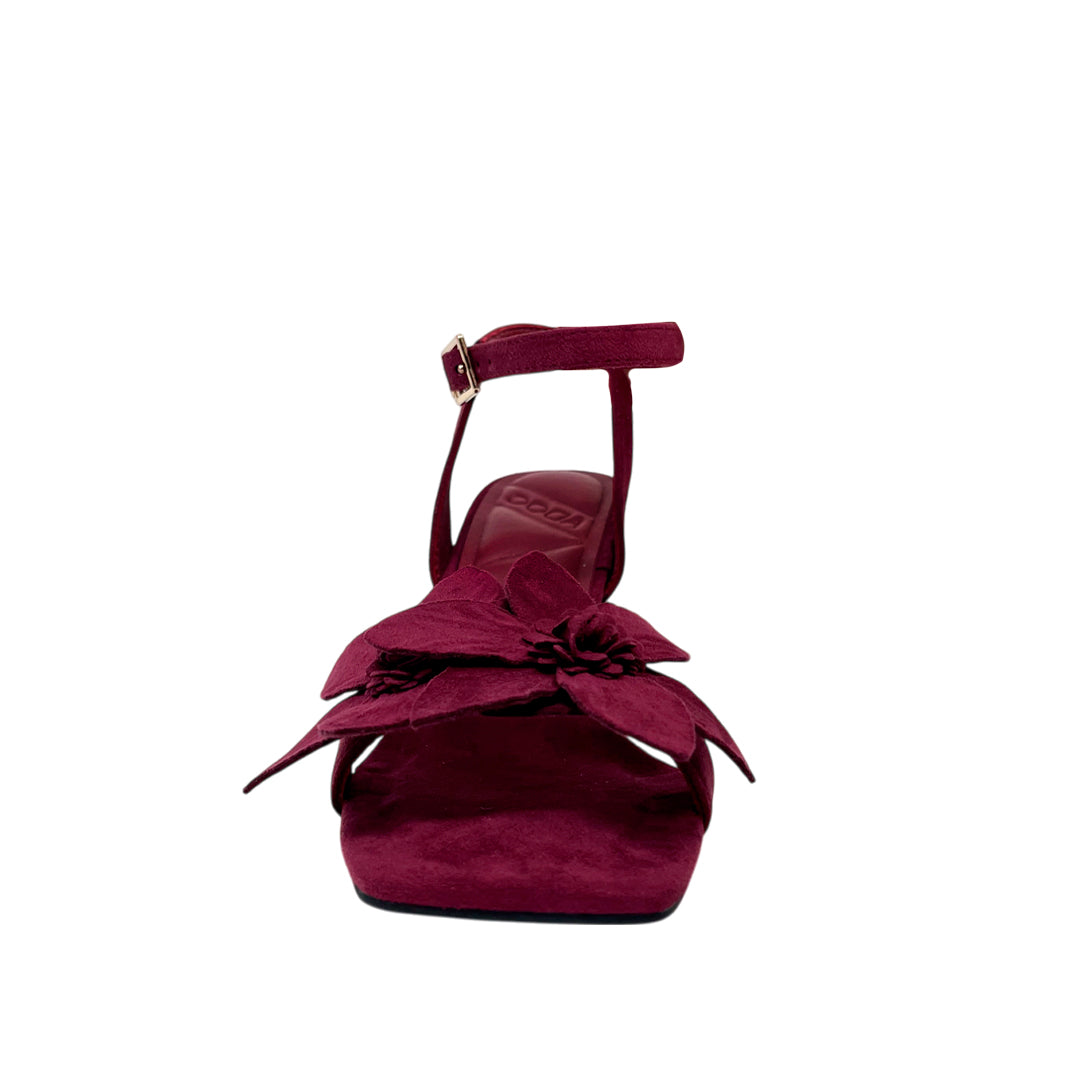 Sandalias de tacón Fiore para mujer color fucsia