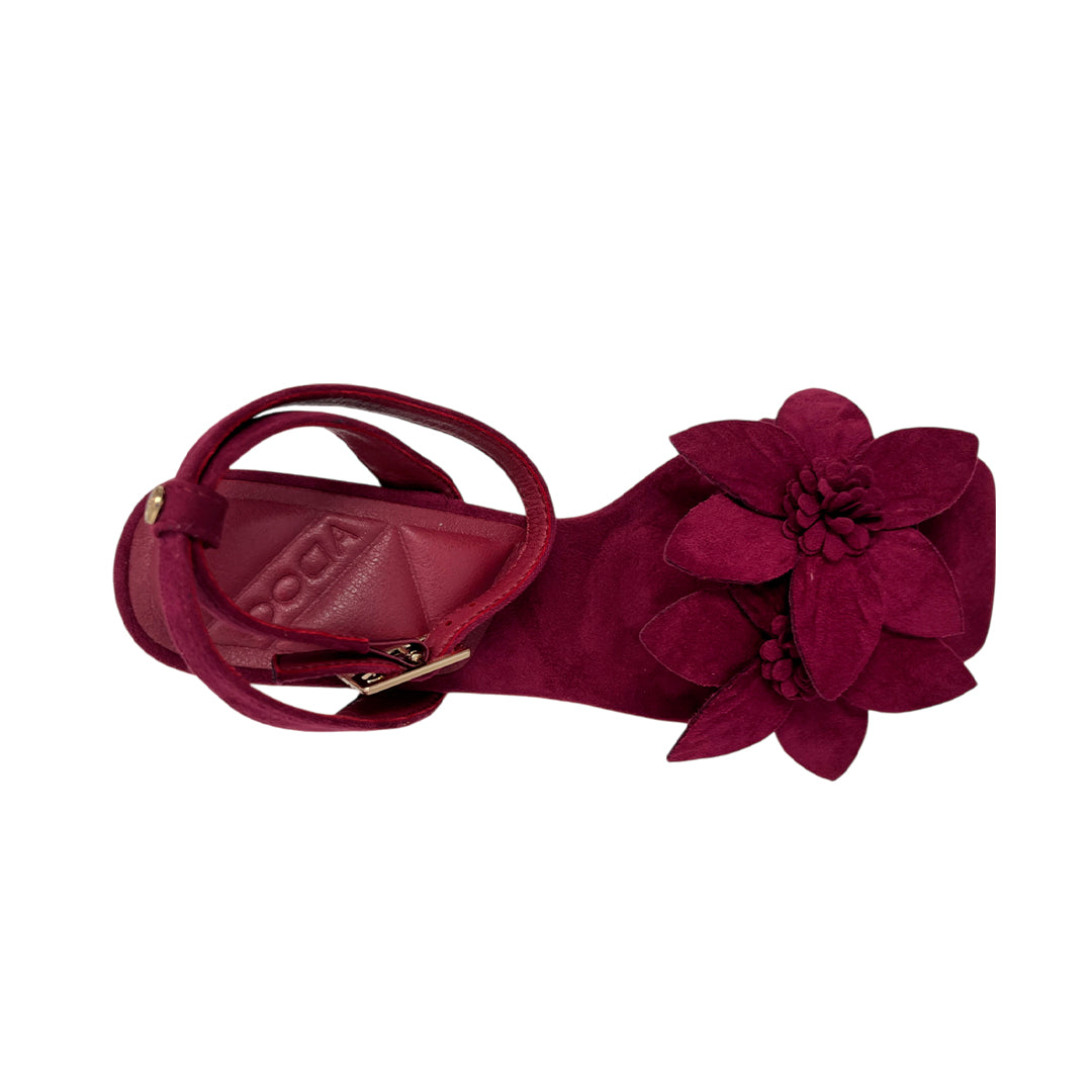 Sandalias de tacón Fiore para mujer color fucsia