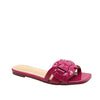 Sandalias slip on Elira para mujer color fucsia
