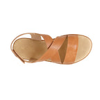 Sandalias de plataforma Elis para mujer color tan