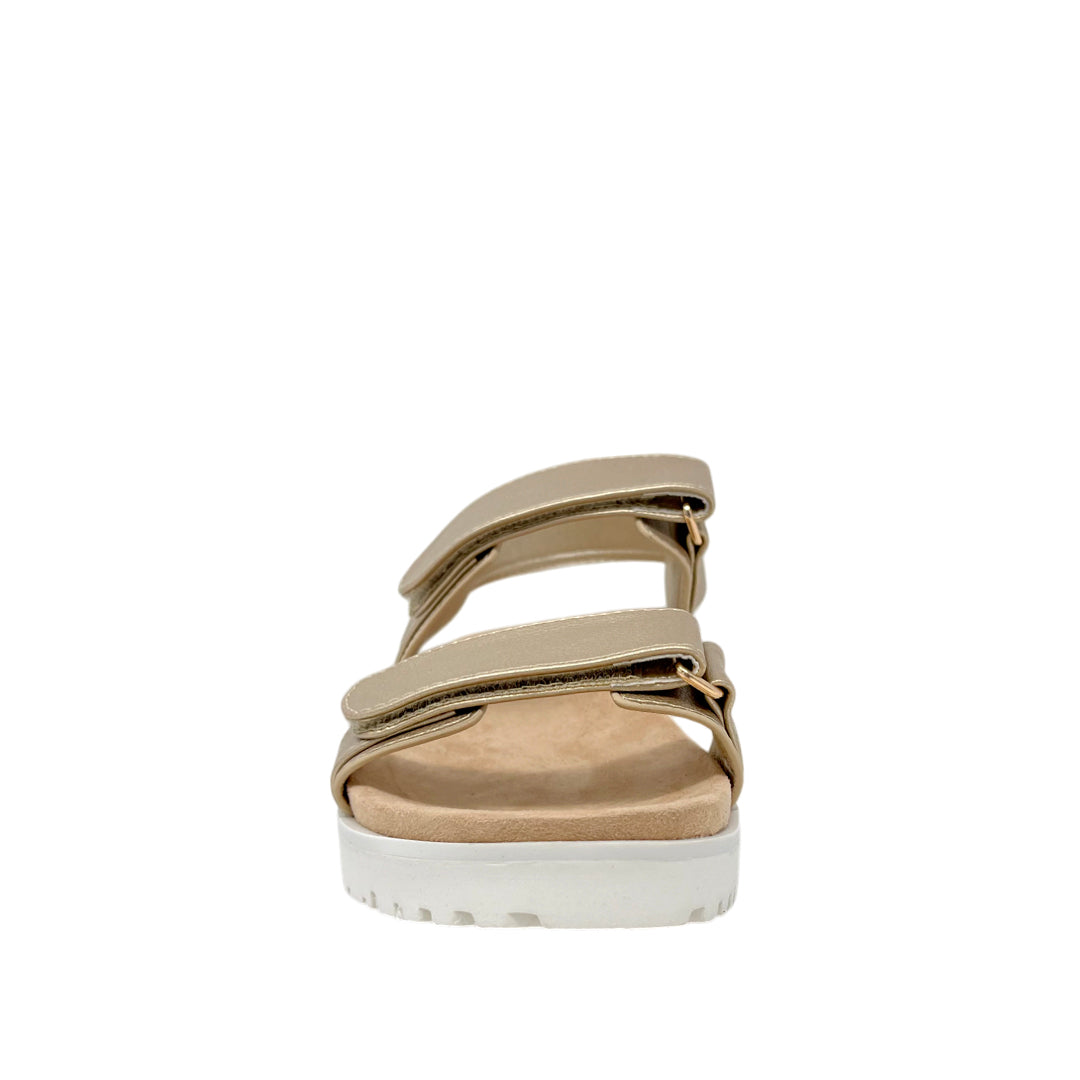 Sandalias de plataforma Emory para mujer color dorado