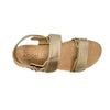 Sandalias de plataforma Emory para mujer color dorado