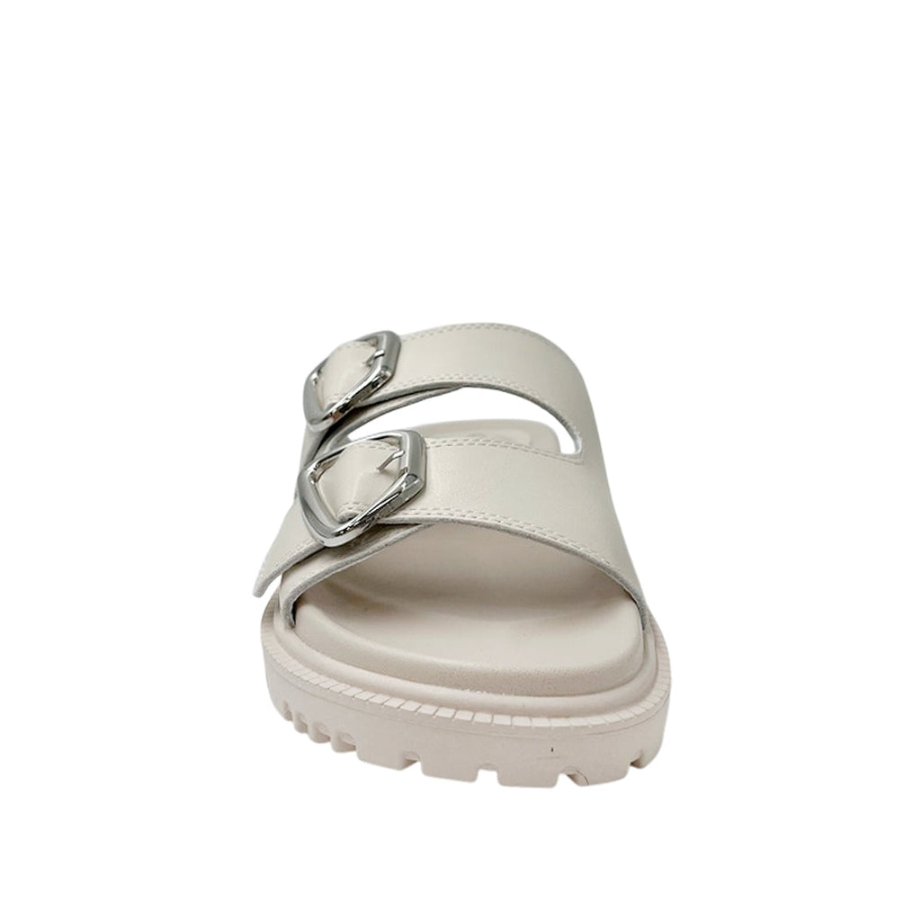 Sandalias slip on Elliana para mujer color hueso