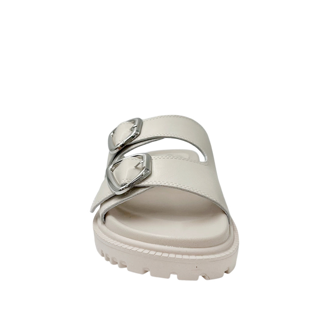Sandalias slip on Elliana para mujer color hueso