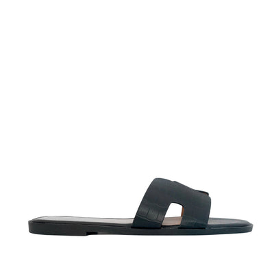 Sandalias flats Adria negro