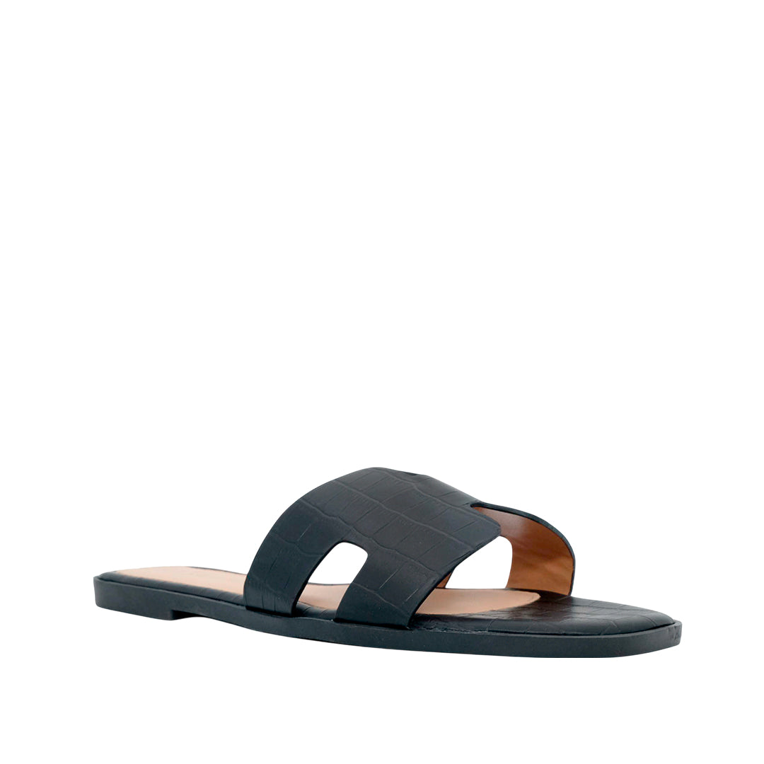 Sandalias flats Adria negro