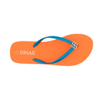 Sandalias flats Dany anaranjado