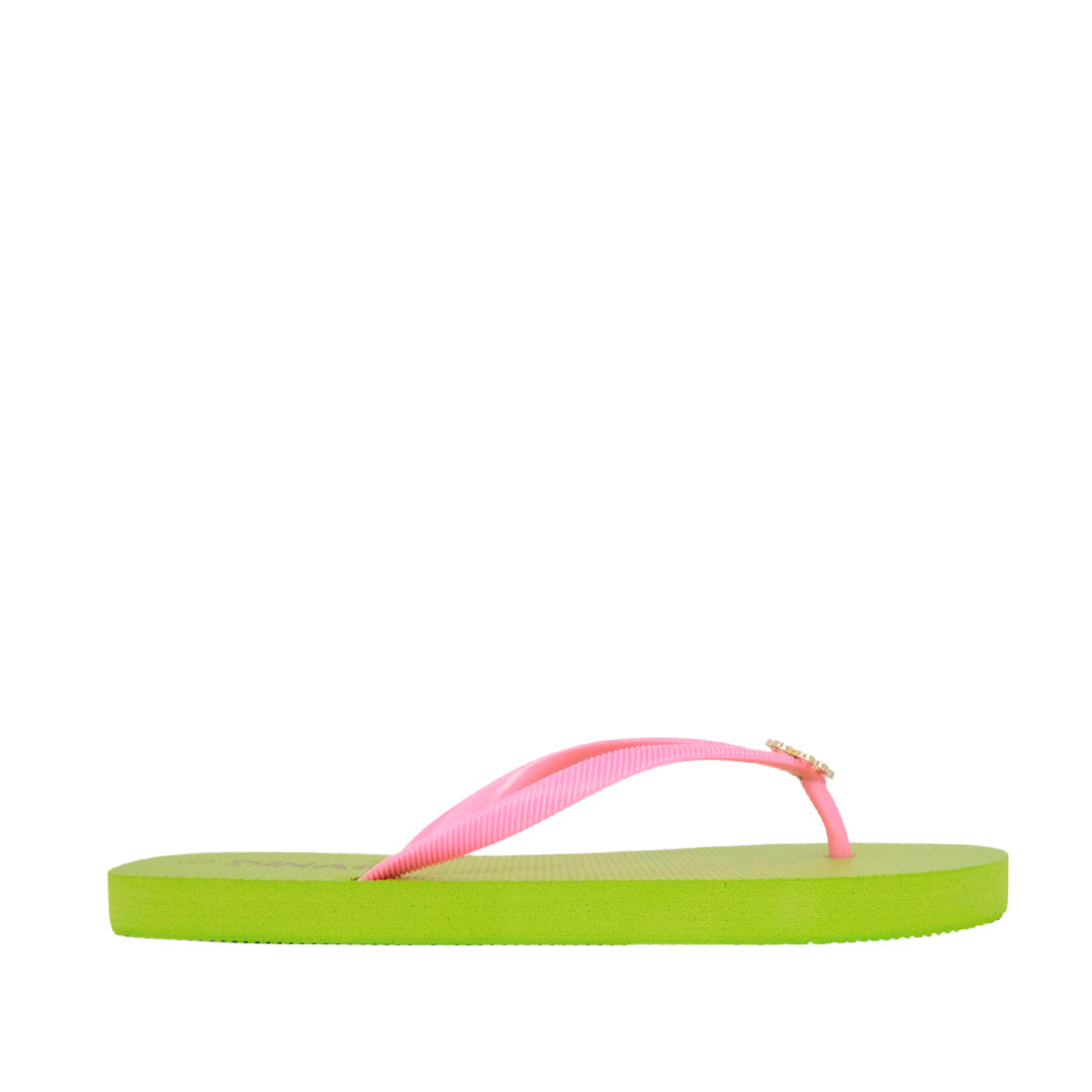 Sandalias flats Dany verde