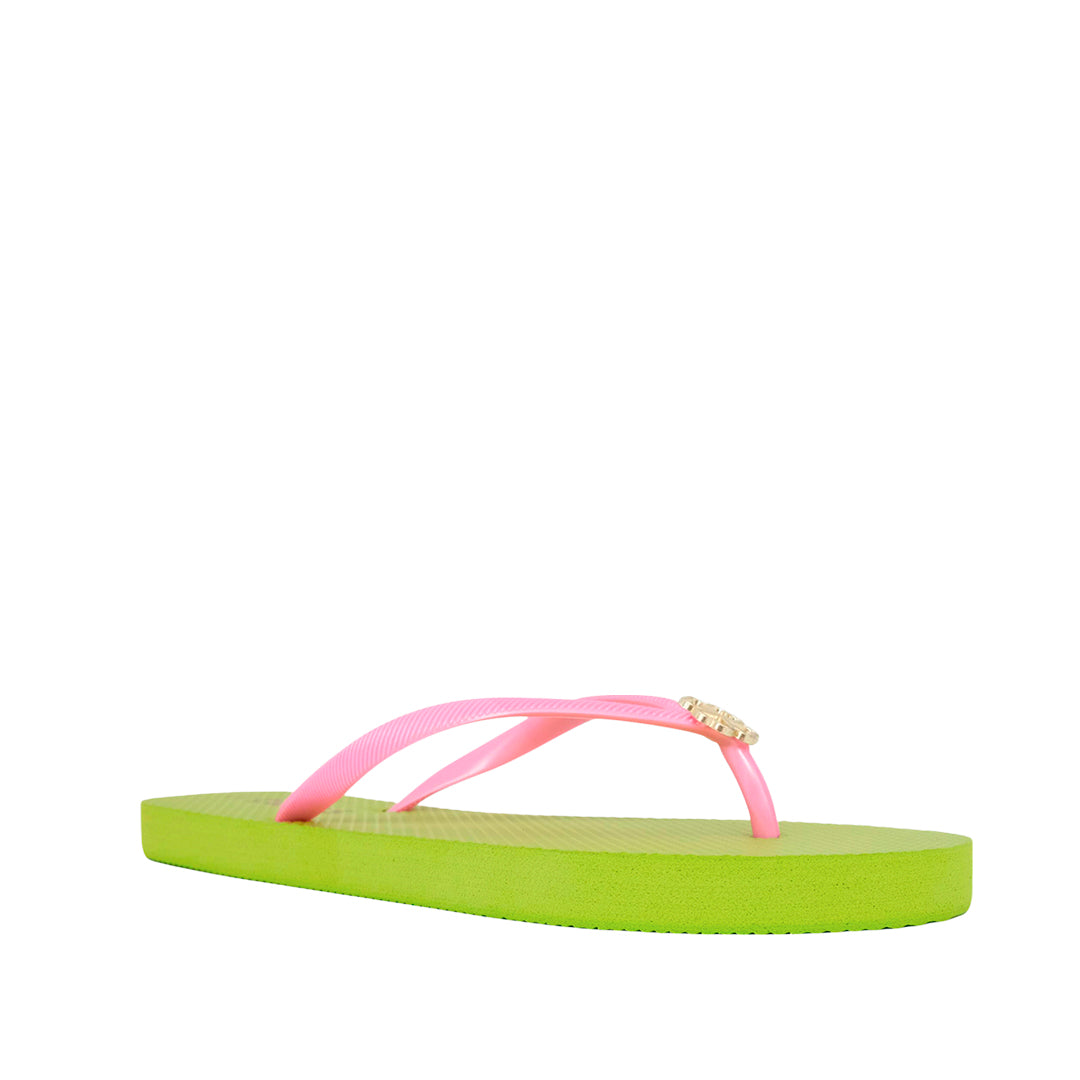 Sandalias flats Dany verde