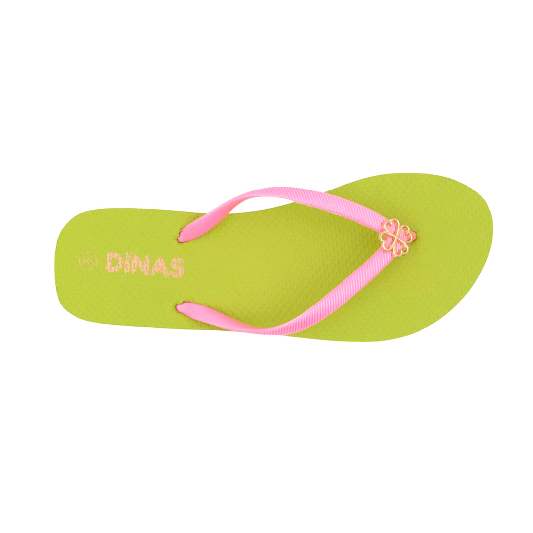 Sandalias flats Dany verde