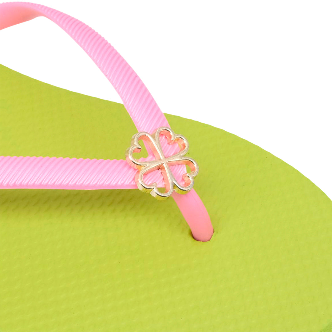 Sandalias flats Dany verde