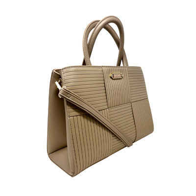 Cartera Aelin para mujer color beige