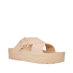 Sandalias flats Milan taupe