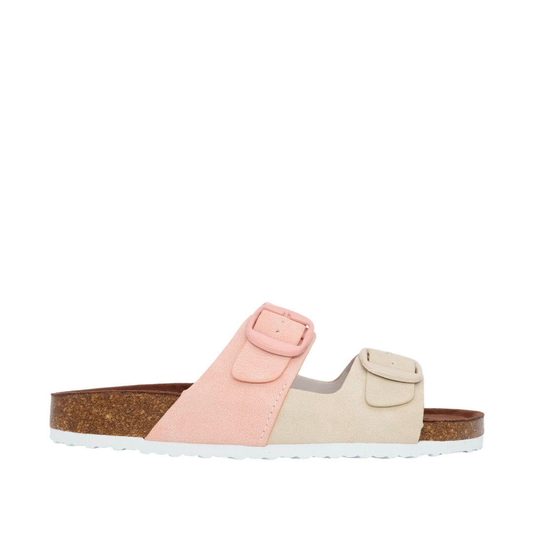 Sandalias flats Mirka blanco
