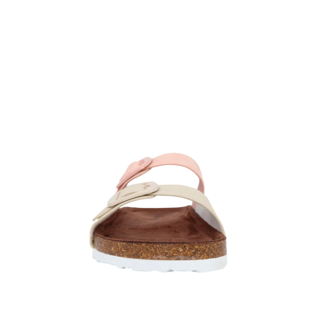 Sandalias flats Mirka blanco