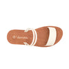 Sandalias flats Victoria hueso
