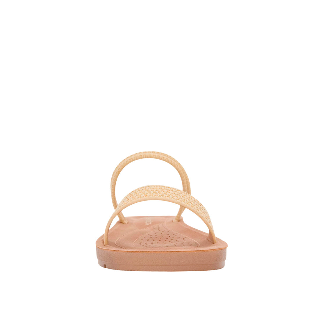 Sandalias flats Victoria beige