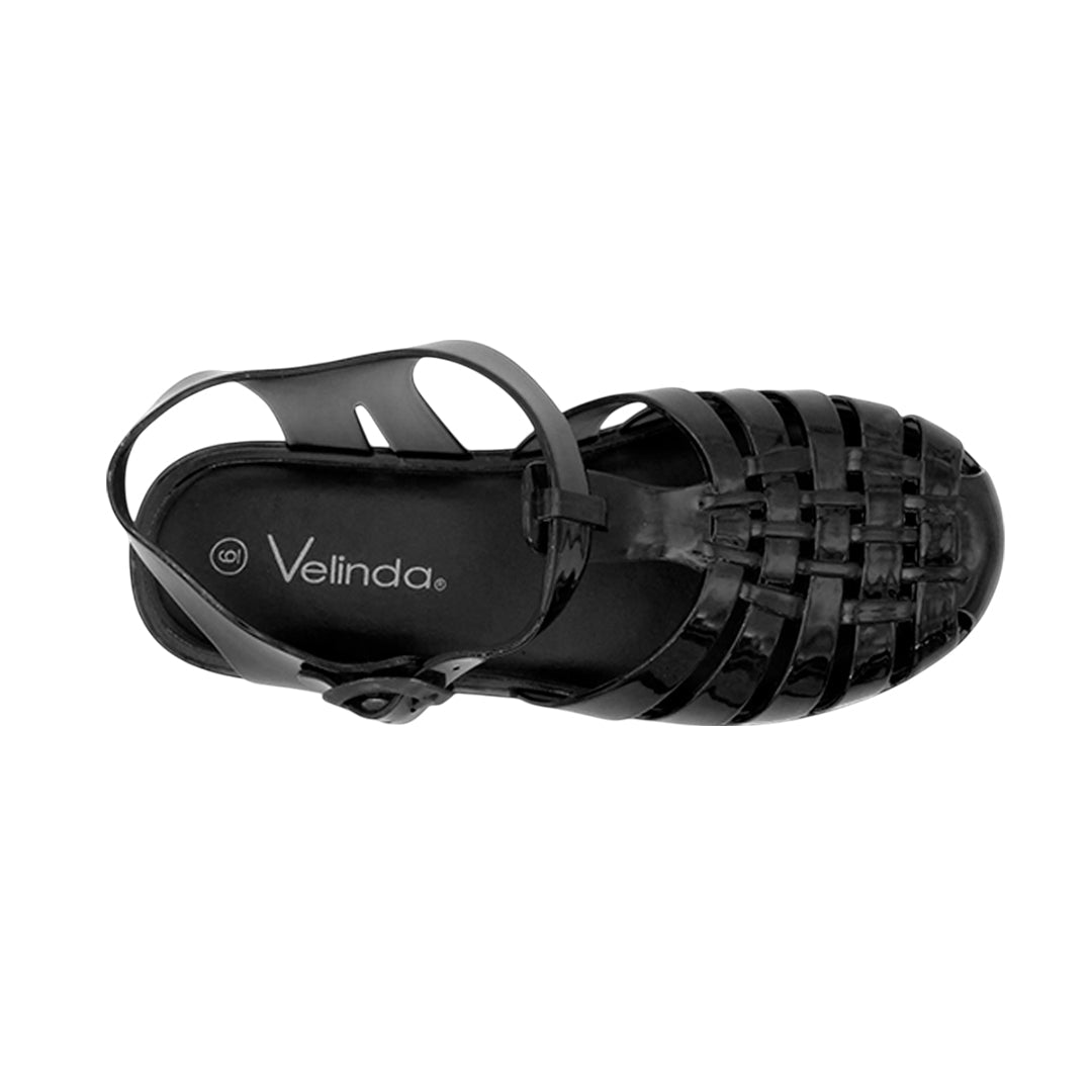 Sandalias flats Yeli negro