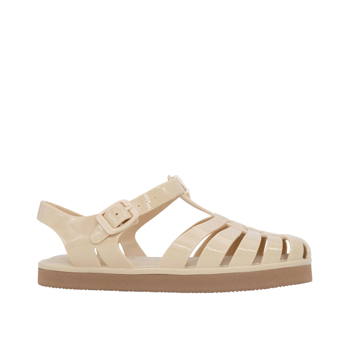 Sandalias flats Yeli taupe