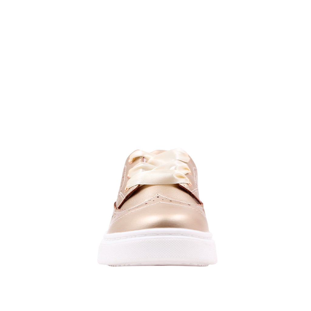 Sneakers Anya para niña color dorado
