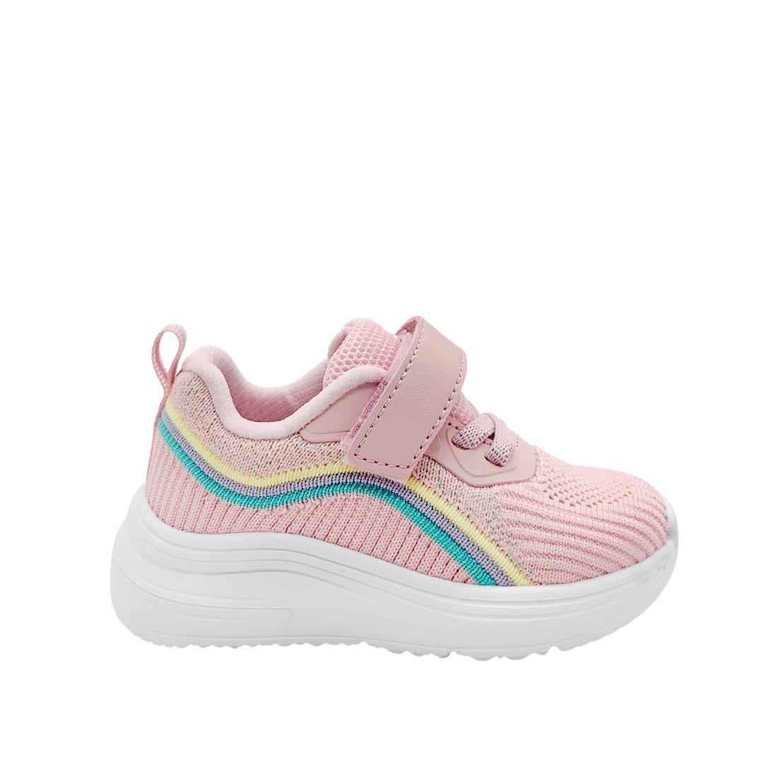 Tennis Ava para infante color rosado