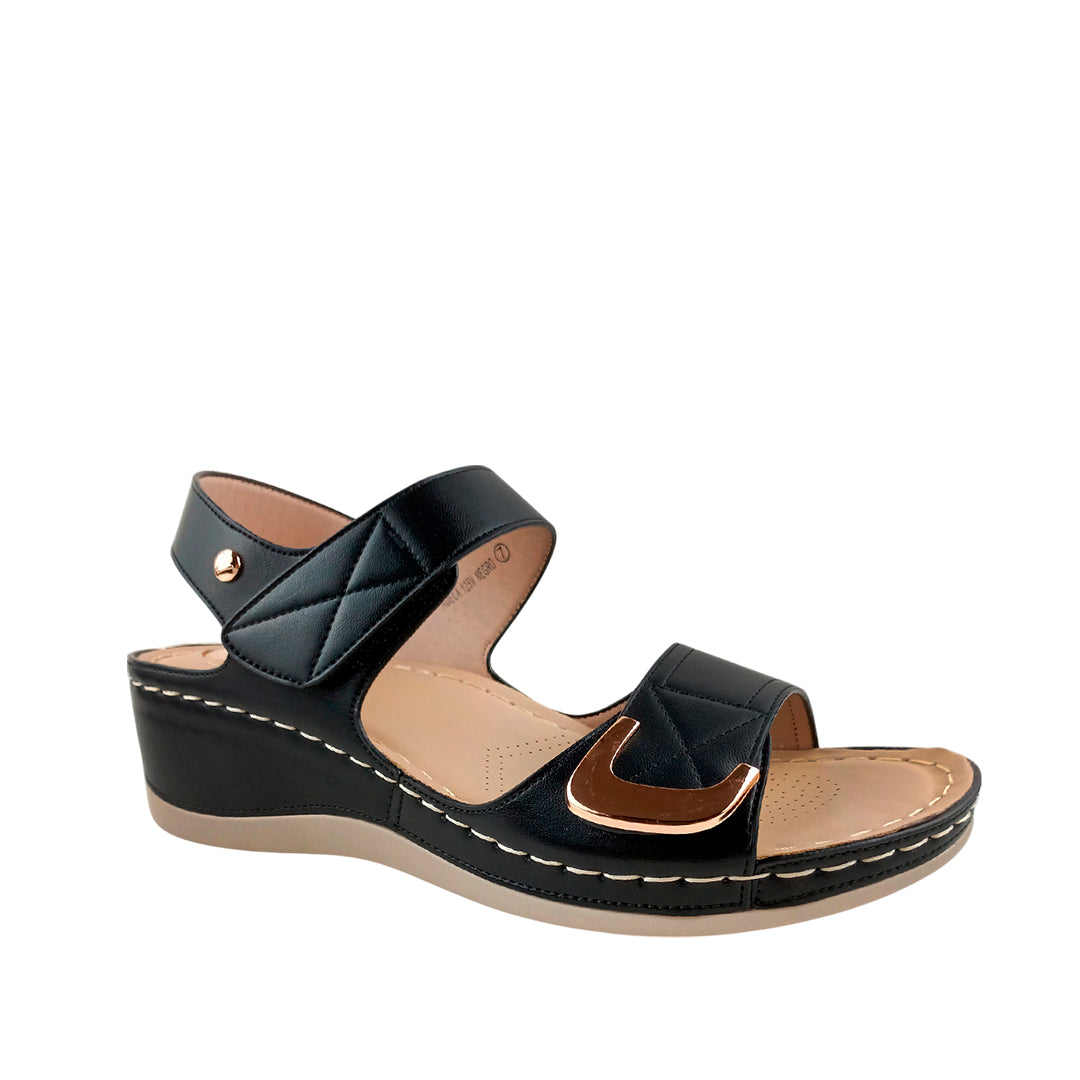 Sandalias Adela negro