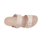 Sandalias flats Dakota hueso