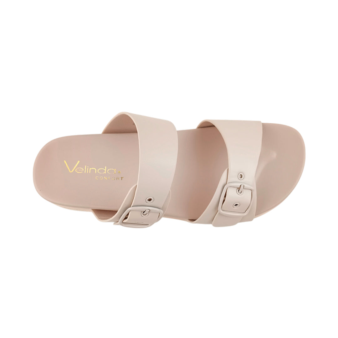 Sandalias flats Dakota hueso