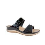 Sandalias flats Gladys negro