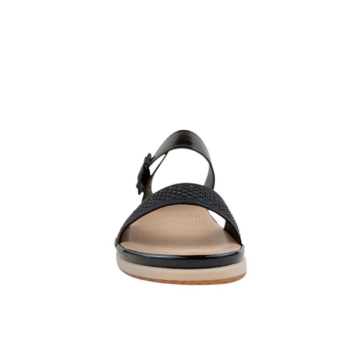 Sandalias flats Gladys negro