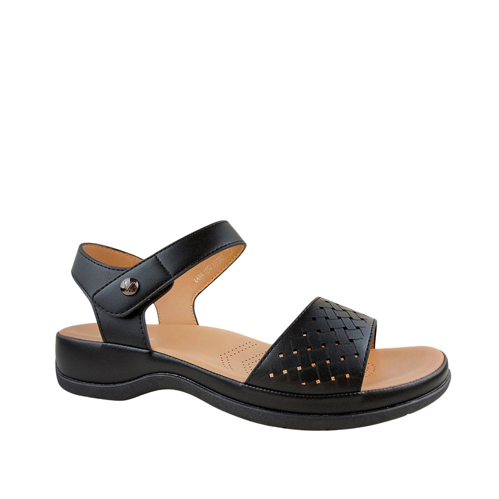 Sandalias flats Lana negro