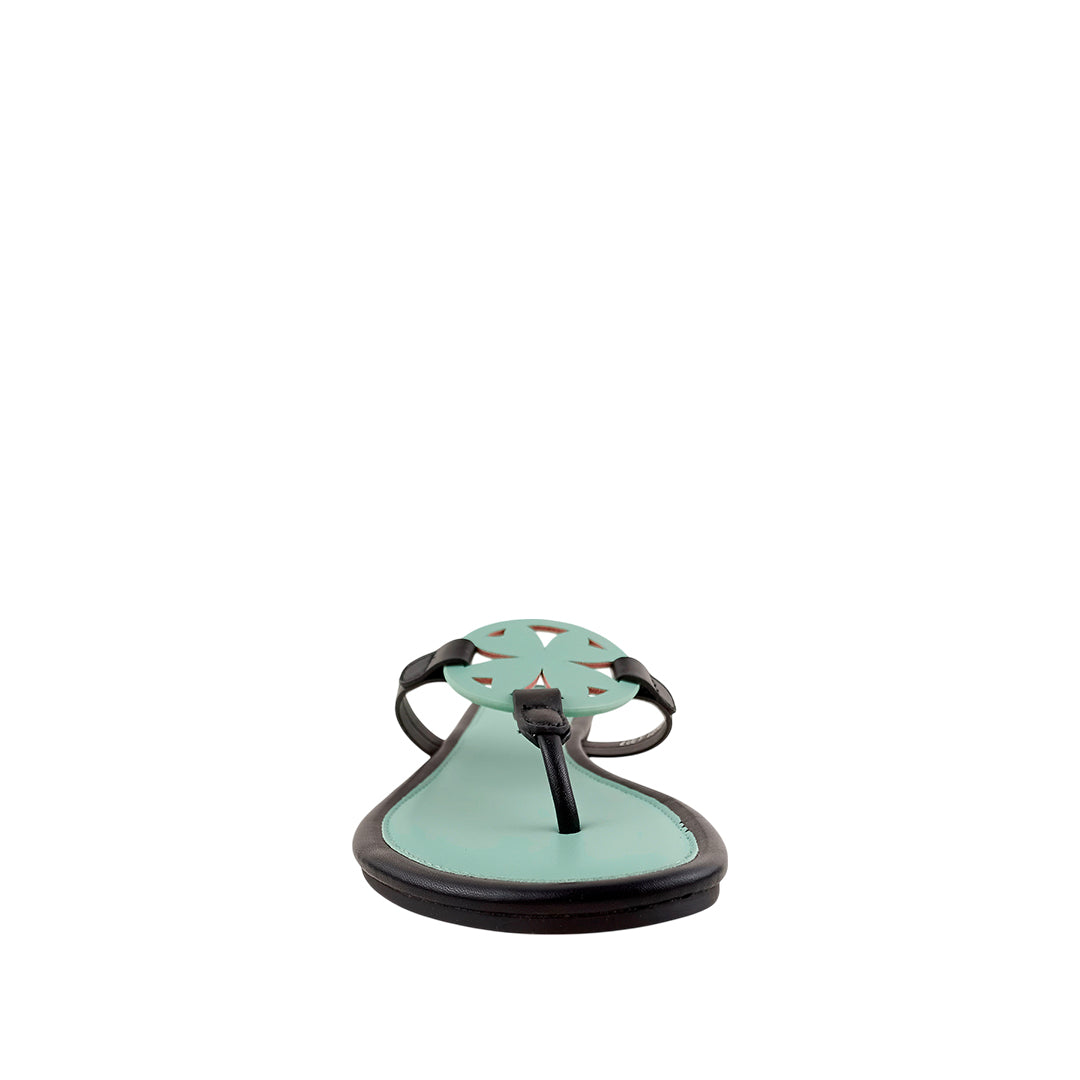 Sandalias flats Loly verde