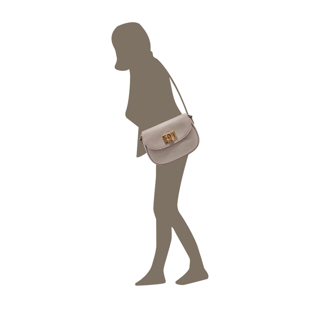 Cartera crossbody Greti taupe