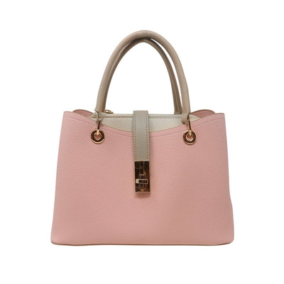 Cartera satchel Olivia morado