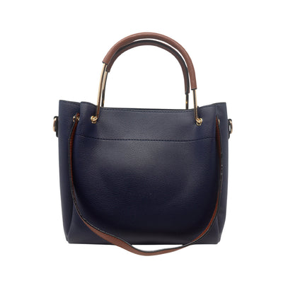 Cartera satchel Renata azul