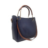 Cartera satchel Renata azul
