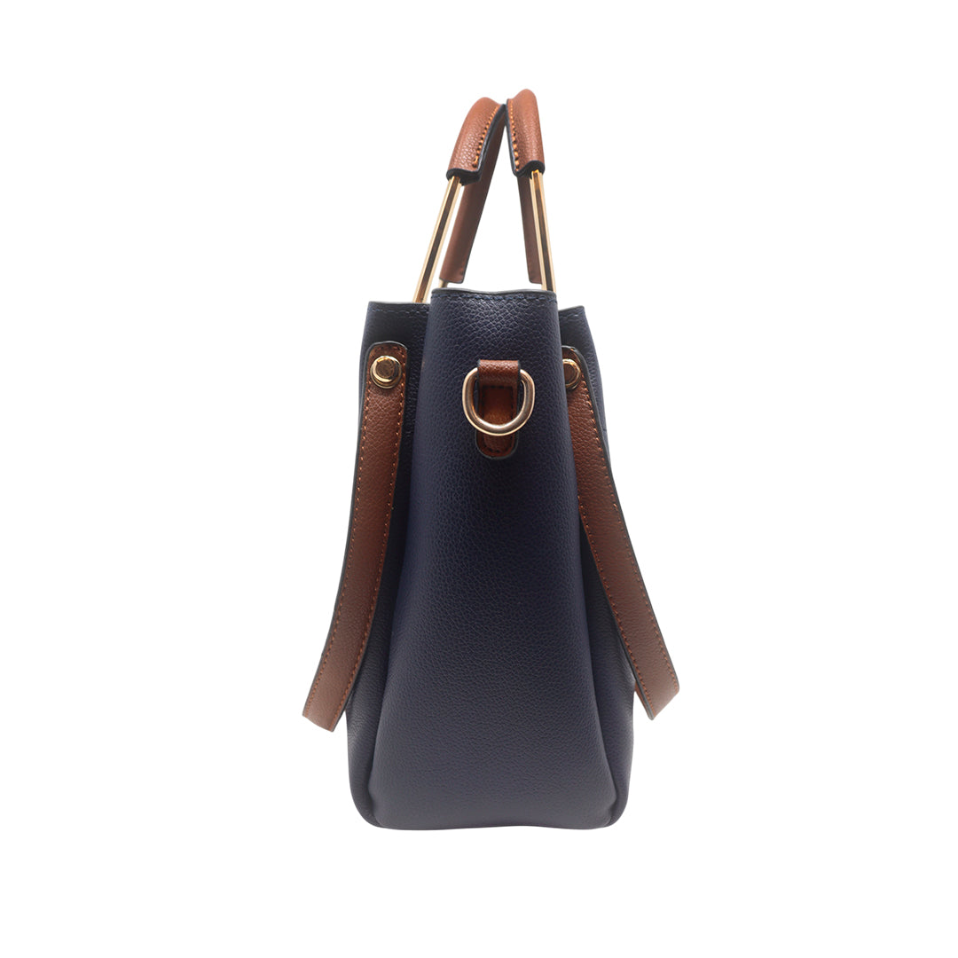 Cartera satchel Renata azul