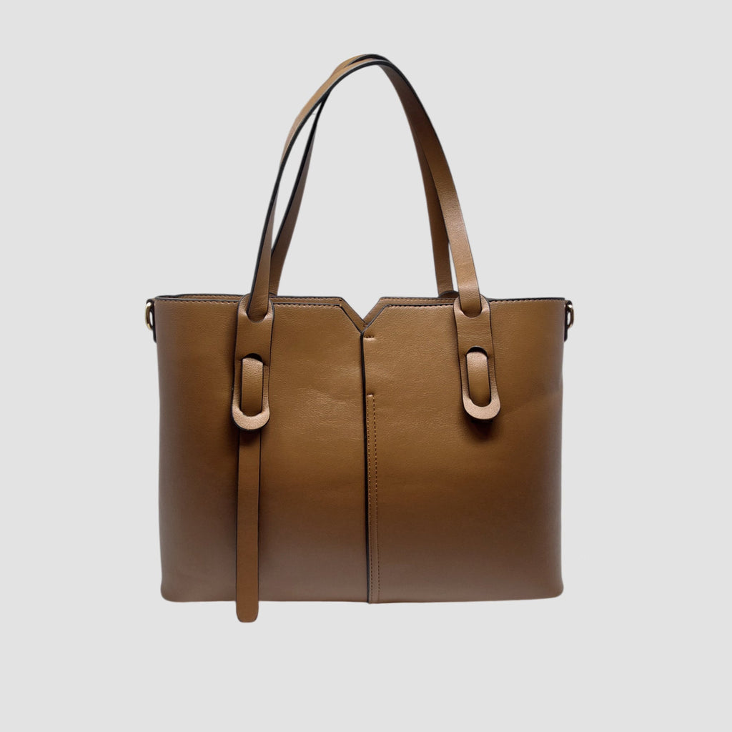 Cartera tote Dolly tan
