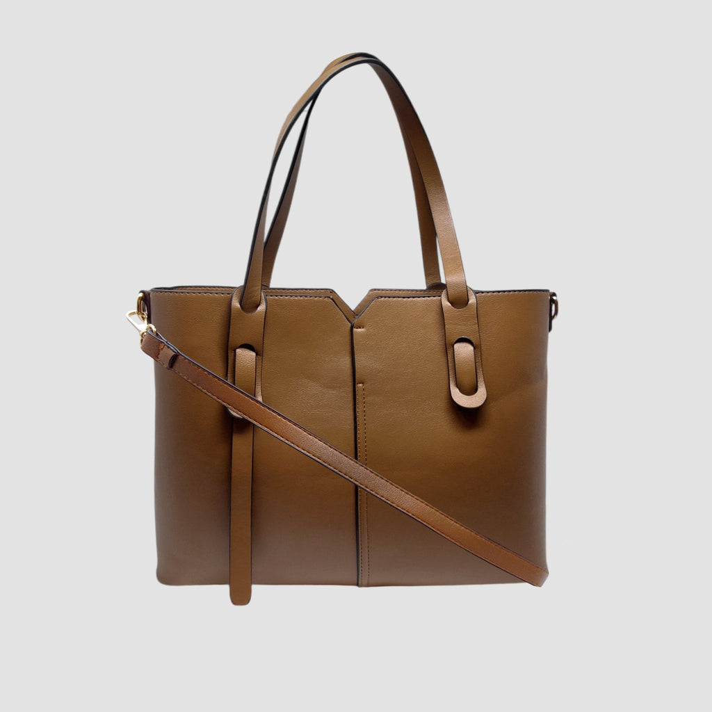 Cartera tote Dolly tan